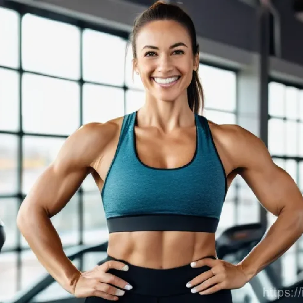 레저스포츠지도자 자격증 취득 후 첫 취업 준비 - **Prompt: "A dynamic, full-body shot of a confident Italian female fitness instructor, mid-thirties,...