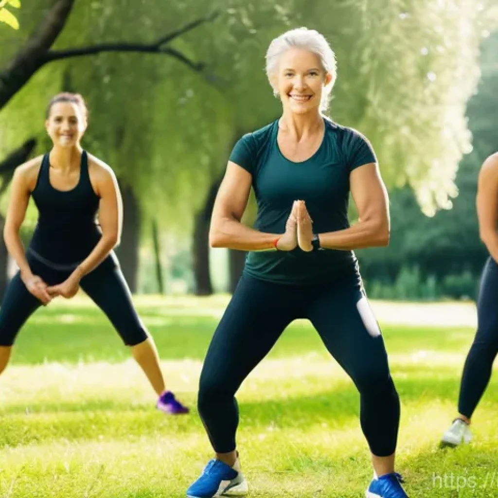레저스포츠지도자로서 커리어 개발 팁 - "Fitness in Natura" Group Training Session**

A diverse group of men and women, ranging in age from ...