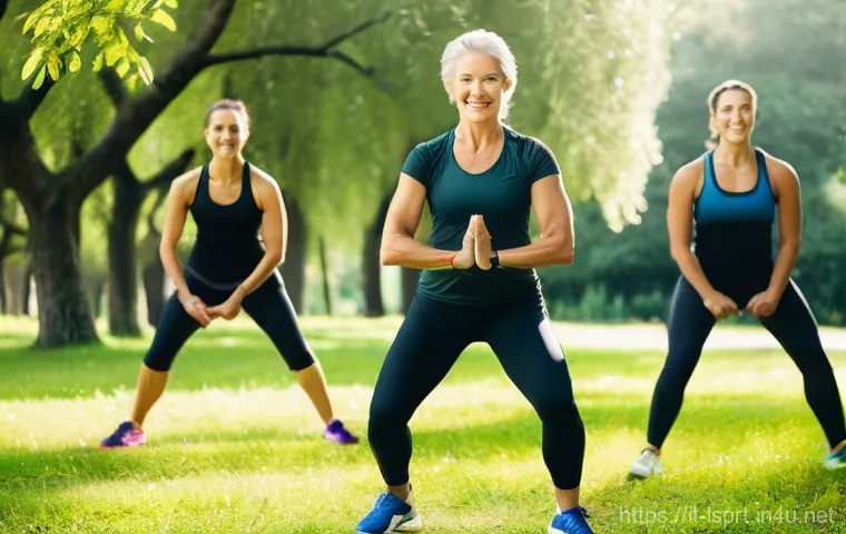 레저스포츠지도자로서 커리어 개발 팁 - "Fitness in Natura" Group Training Session**
A diverse group of men and women, ranging in age from ...