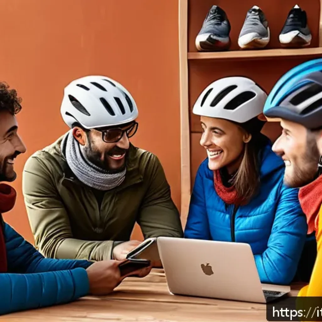 레저스포츠지도자 관련 포럼 및 커뮤니티 활동 - A diverse group of passionate sports enthusiasts gathered around a wooden table in a cozy, well-lit ...
